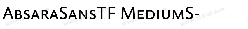 AbsaraSansTF MediumS字体转换 AbsaraSansTF MediumS字体转换
